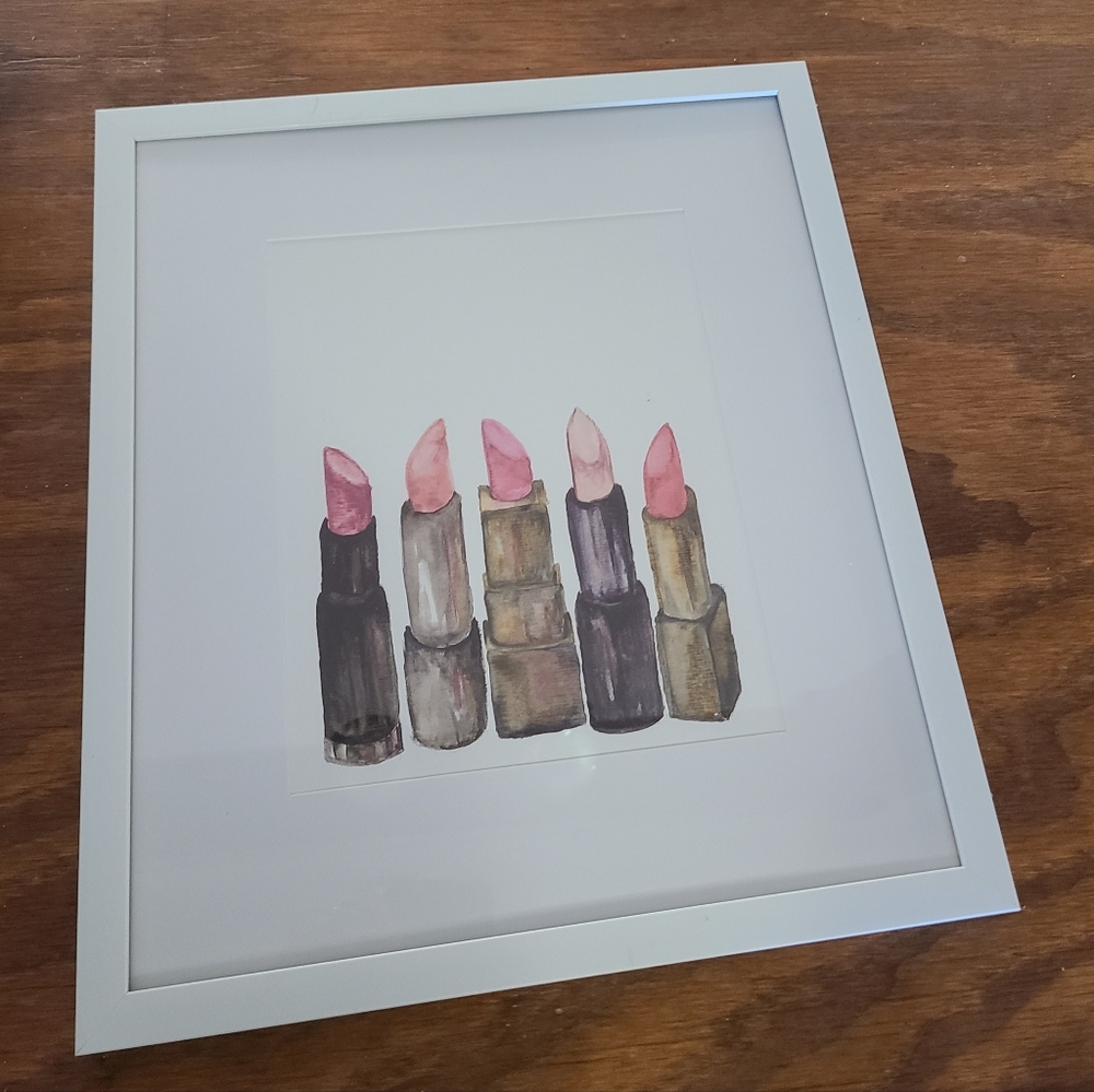 Lipstick Frame Wall Decor